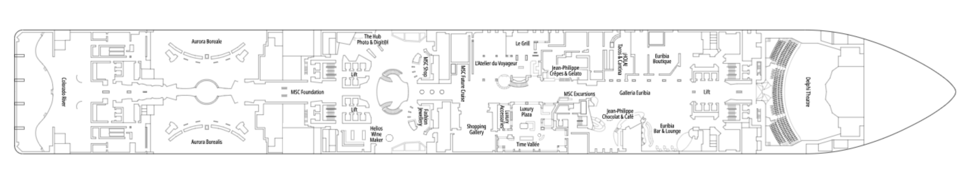 Deck 6 - Ocean Cay plan